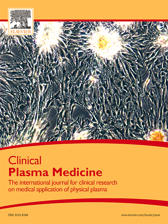 Go to journal home page - Clinical Plasma Medicine